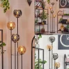 hofstein Koyoto Lampadaire 30 cm Ambre, Chrome, Fumé, 4 lumières* Lampes Modernes