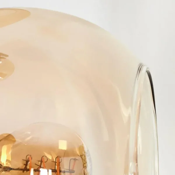 hofstein Koyoto Lampadaire 31 cm Ambre, 4 lumières* Lampes En Verre