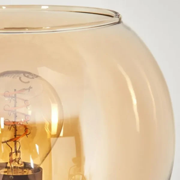 hofstein Koyoto Lampadaire 30 cm Ambre, Chrome, Fumé, 4 lumières* Lampes Modernes