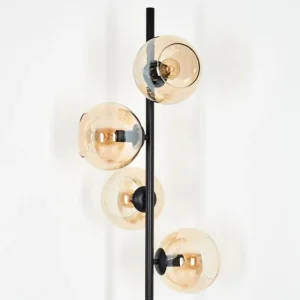 hofstein Koyoto Lampadaire 31 cm Ambre, 4 lumières* Lampes En Verre