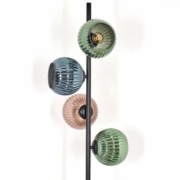 hofstein Koyoto Lampadaire 31 cm Bleu, Vert, Cuivré, 4 lumières* Lampes Modernes