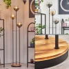 hofstein Koyoto Lampadaire 30 cm Bois clair, Noir, 3 lumières* Lampes Modernes