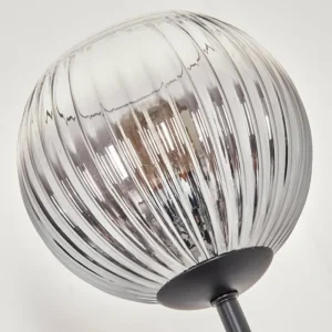 hofstein Koyoto Lampadaire 30 cm Bois clair, Noir, 3 lumières* Lampes Modernes