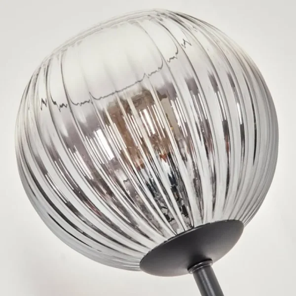 hofstein Koyoto Lampadaire 30 cm Bois clair, Noir, 3 lumières* Lampes Modernes