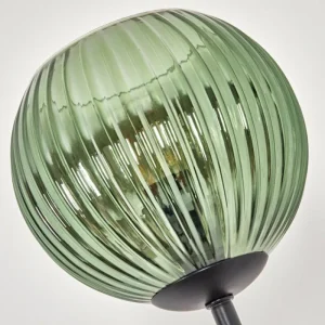 hofstein Koyoto Lampadaire 30 cm Bois foncé, Noir, 3 lumières* Lampes Modernes