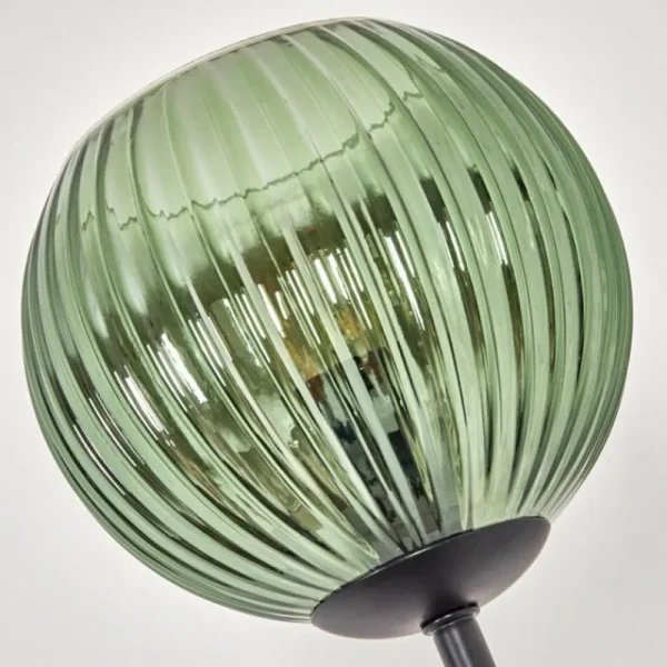 hofstein Koyoto Lampadaire 30 cm Bois foncé, Noir, 3 lumières* Lampes Modernes