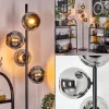 hofstein Koyoto Lampadaire 31 cm Chrome, Fumé, 4 lumières* Lampes Modernes