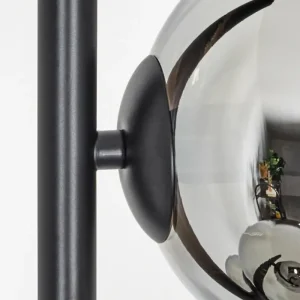 hofstein Koyoto Lampadaire 31 cm Chrome, Fumé, 4 lumières* Lampes Modernes