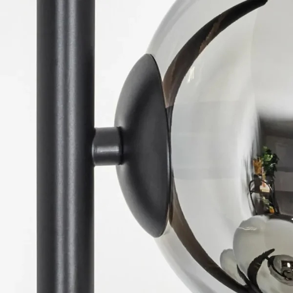 hofstein Koyoto Lampadaire 31 cm Chrome, Fumé, 4 lumières* Lampes Modernes