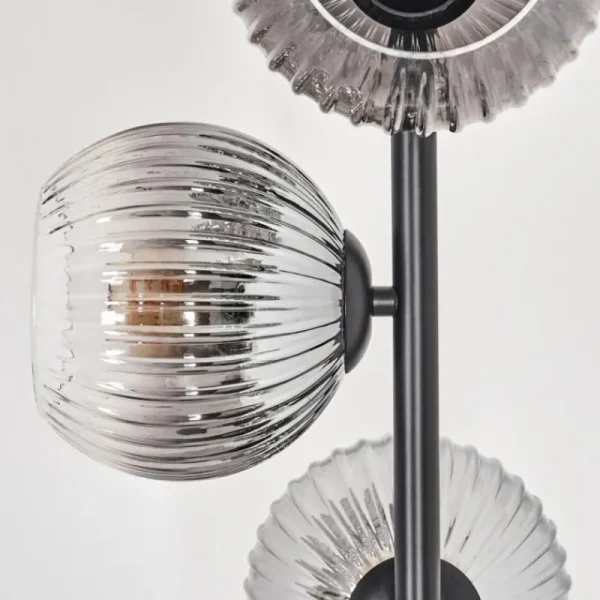 hofstein Koyoto Lampadaire 31 cm Clair, Fumé, 4 lumières* Lampes Modernes