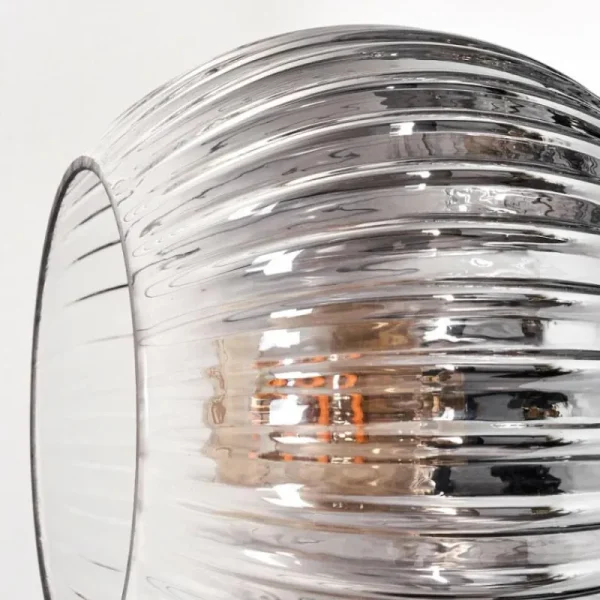 hofstein Koyoto Lampadaire 33 cm Clair, Fumé, 5 lumières* Lampes Modernes