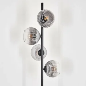 hofstein Koyoto Lampadaire 31 cm Clair, Fumé, 4 lumières* Lampes Modernes