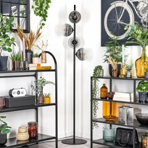 hofstein Koyoto Lampadaire 31 cm Clair, Fumé, 4 lumières* Lampes Modernes