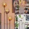 hofstein Koyoto Lampadaire 30 cm Noir, 3 lumières* Lampes Modernes