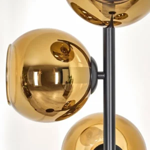 hofstein Koyoto Lampadaire 31 cm Or, 4 lumières* Lampes En Verre