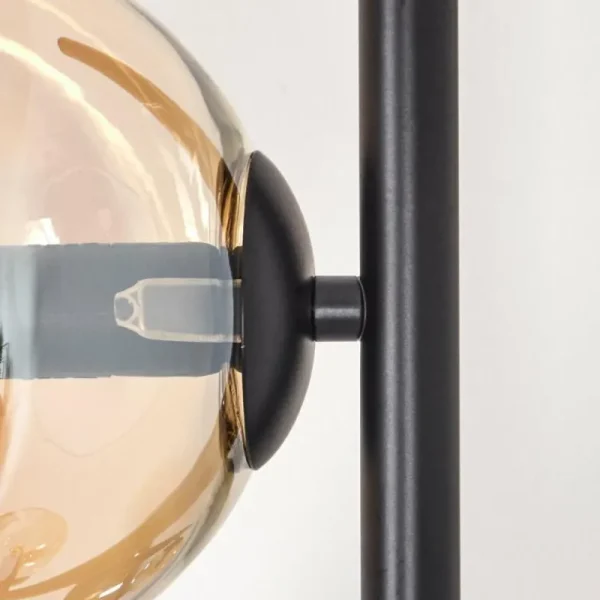 hofstein Koyoto Lampadaire Ambre, Chrome, Fumé, 3 lumières* Lampes Modernes