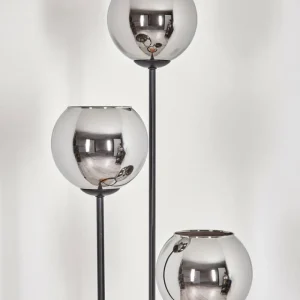 hofstein Koyoto Lampadaire Bois clair, Noir, 3 lumières* Lampes Modernes