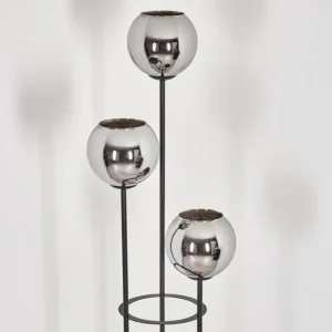 hofstein Koyoto Lampadaire Bois clair, Noir, 3 lumières* Lampes Modernes