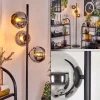 hofstein Koyoto Lampadaire Chrome, Fumé, 3 lumières* Lampes Modernes