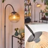 hofstein Koyoto Lampadaire Chrome, Noir, 1 lumière* Lampes Modernes