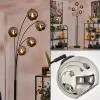 hofstein Koyoto Lampadaire Chrome, 5 lumières* Lampes En Verre