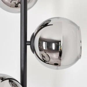 hofstein Koyoto Lampadaire Chrome, Fumé, 3 lumières* Lampes Modernes