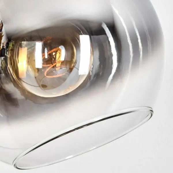 hofstein Koyoto Lampadaire Chrome, Noir, 1 lumière* Lampes Modernes