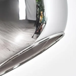 hofstein Koyoto Lampadaire Chrome, Noir, 1 lumière* Lampes Modernes