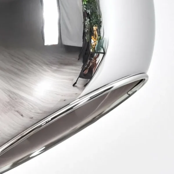 hofstein Koyoto Lampadaire Chrome, Noir, 1 lumière* Lampes Modernes