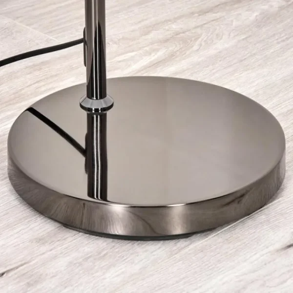 hofstein Koyoto Lampadaire Chrome, Noir, 1 lumière* Lampes Modernes