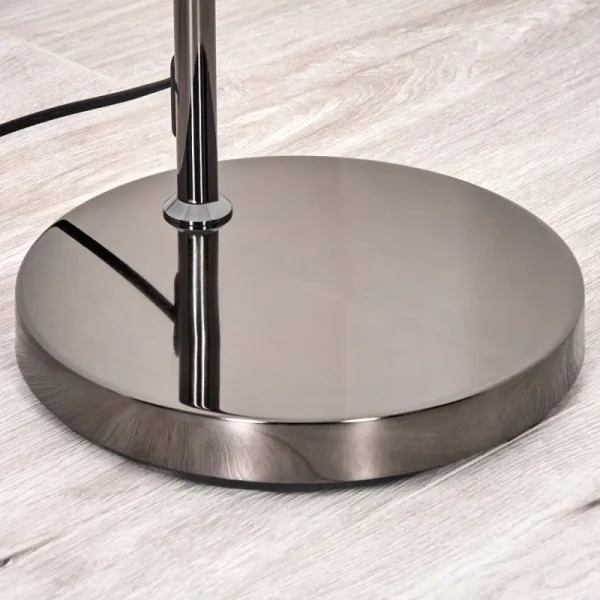 hofstein Koyoto Lampadaire Chrome, Noir, 1 lumière* Lampes Modernes
