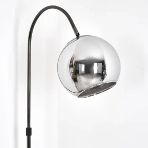 hofstein Koyoto Lampadaire Chrome, Noir, 1 lumière* Lampes Modernes
