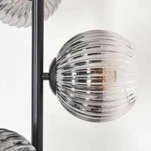 hofstein Koyoto Lampadaire Clair, Fumé, 3 lumières* Lampes Modernes