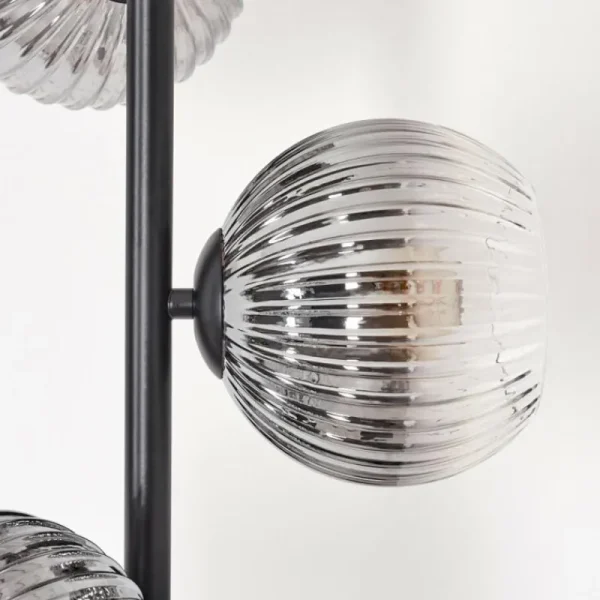hofstein Koyoto Lampadaire Clair, Fumé, 3 lumières* Lampes Modernes