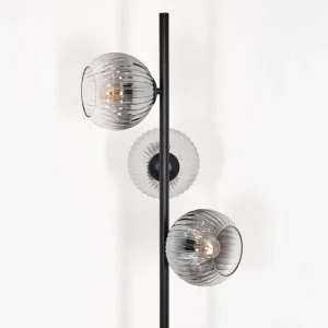 hofstein Koyoto Lampadaire Clair, Fumé, 3 lumières* Lampes Modernes