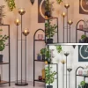 hofstein Koyoto Lampadaire Noir, 3 lumières* Lampes En Verre