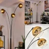 hofstein Koyoto Lampadaire Noir, 3 lumières* Lampes En Verre