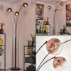 hofstein Koyoto Lampadaire Noir, 3 lumières* Lampes En Verre