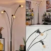 hofstein Koyoto Lampadaire Noir, 3 lumières* Lampes En Verre