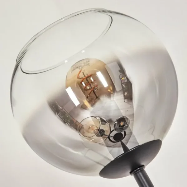 hofstein Koyoto Lampadaire Noir, 3 lumières* Lampes En Verre
