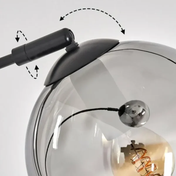 hofstein Koyoto Lampadaire Noir, 3 lumières* Lampes Modernes