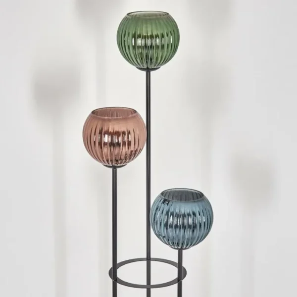 hofstein Koyoto Lampadaire Noir, 3 lumières* Lampes Modernes