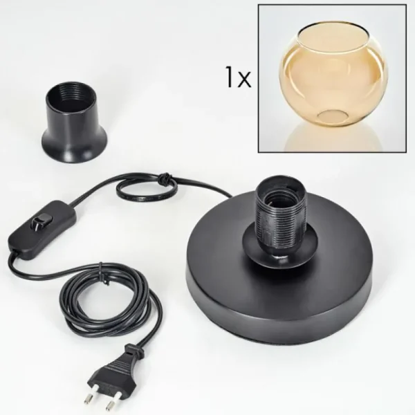 hofstein Koyoto Lampe à poser 15 cm Ambre, 1 lumière* Lampes En Verre