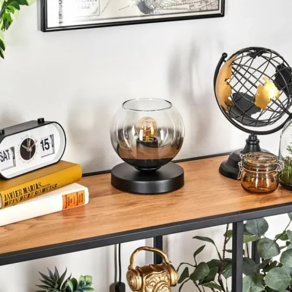 hofstein Koyoto Lampe à poser 15 cm Clair, Fumé, 1 lumière* Lampes Modernes