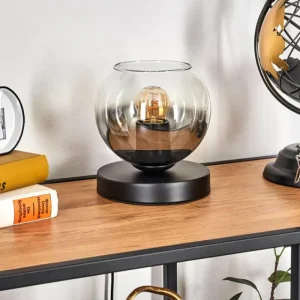 hofstein Koyoto Lampe à poser 15 cm Clair, Fumé, 1 lumière* Lampes Modernes
