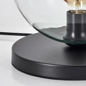 hofstein Koyoto Lampe à poser 25 cm Noir, 1 lumière* Lampes En Verre