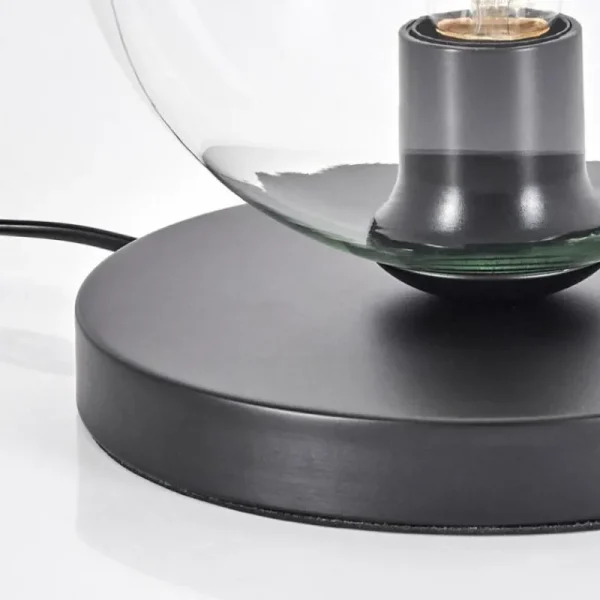 hofstein Koyoto Lampe à poser 20 cm Noir, 1 lumière* Lampes En Verre