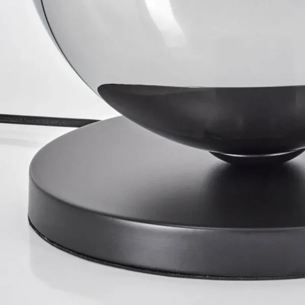 hofstein Koyoto Lampe à poser 25 cm Noir, 1 lumière* Lampes En Verre