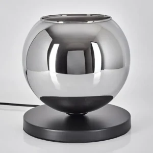 hofstein Koyoto Lampe à poser 25 cm Noir, 1 lumière* Lampes En Verre