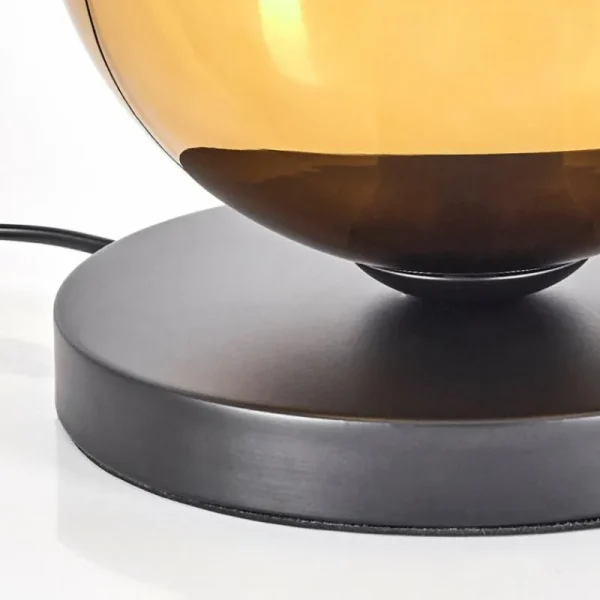 hofstein Koyoto Lampe à poser 20 cm Or, Clair, 1 lumière* Lampes En Verre